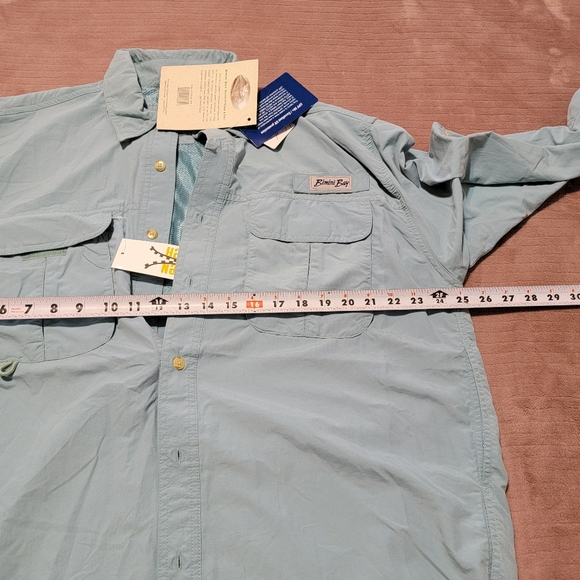 Bimini Bay Outfitters Ltd Long Sleeve Button Up UPF 50+ Shirt NWOT - Picture 13 of 15